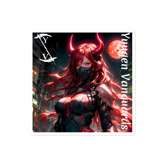 Yuki "Crimson Whisper" Anime Sticker