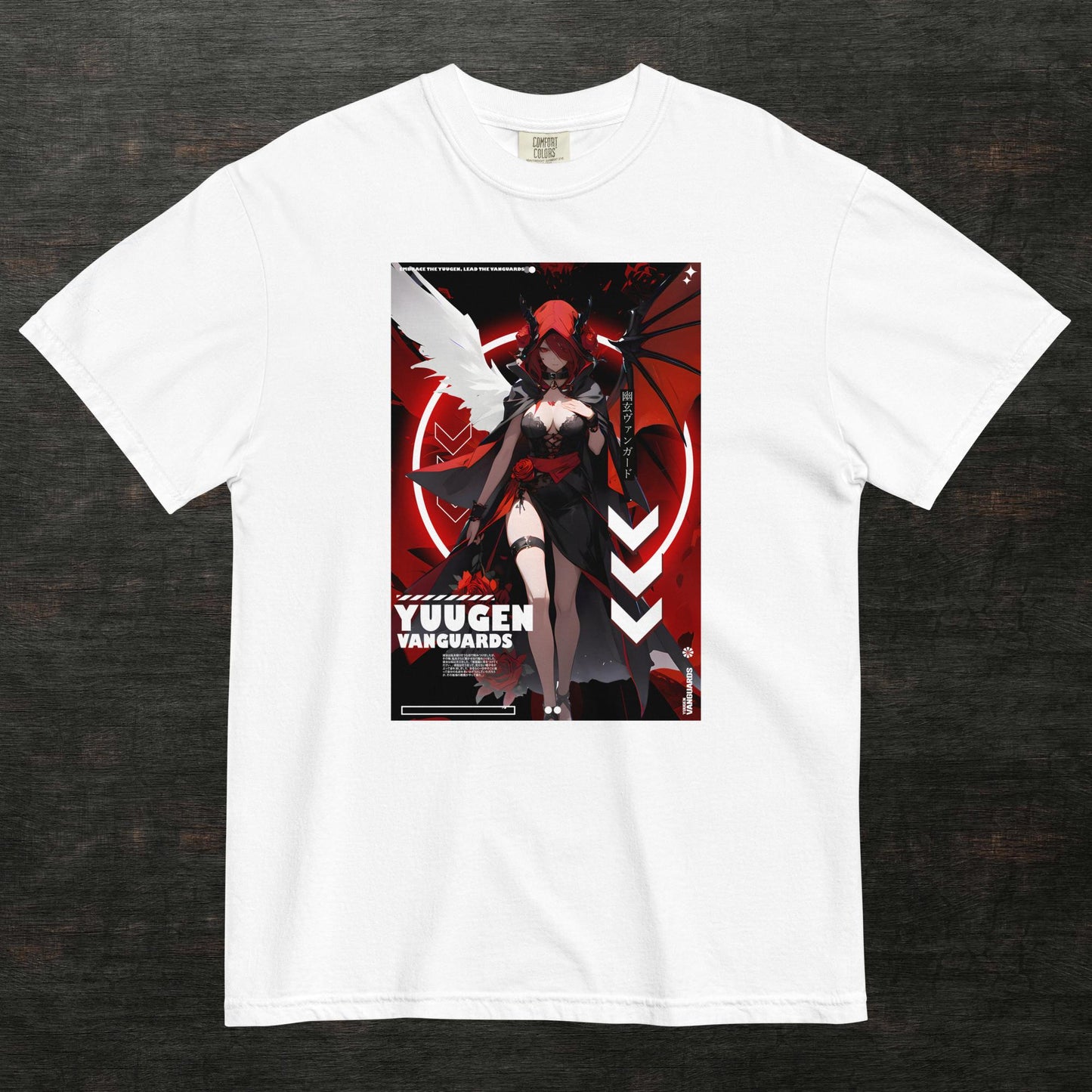 Seraphina "Crimson Rose" Anime T shirt Front Print